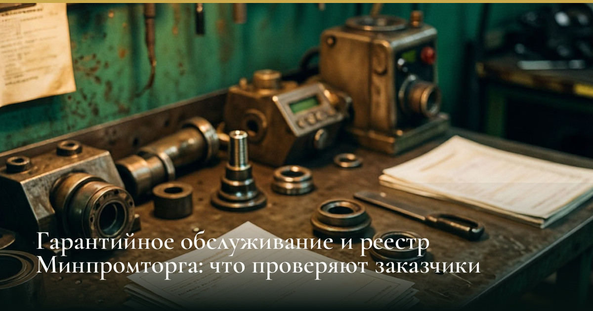 Гарантийное обслуживание и реестр Минпромторга: что проверяют заказчики